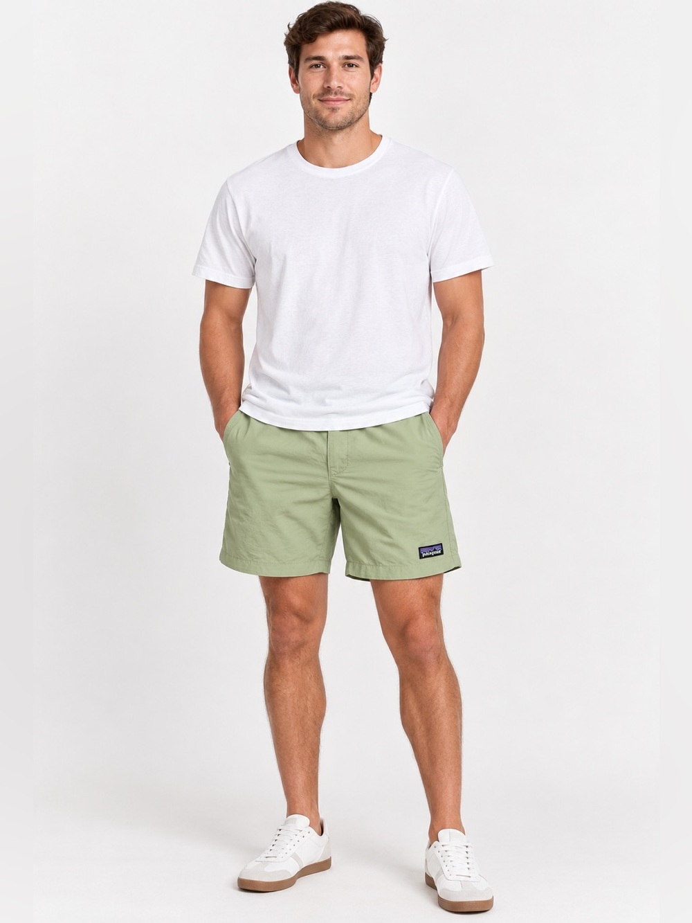 Patagonia Men’s Lightweight Shorts Organic Cotton/Hemp Sage Green Size 30